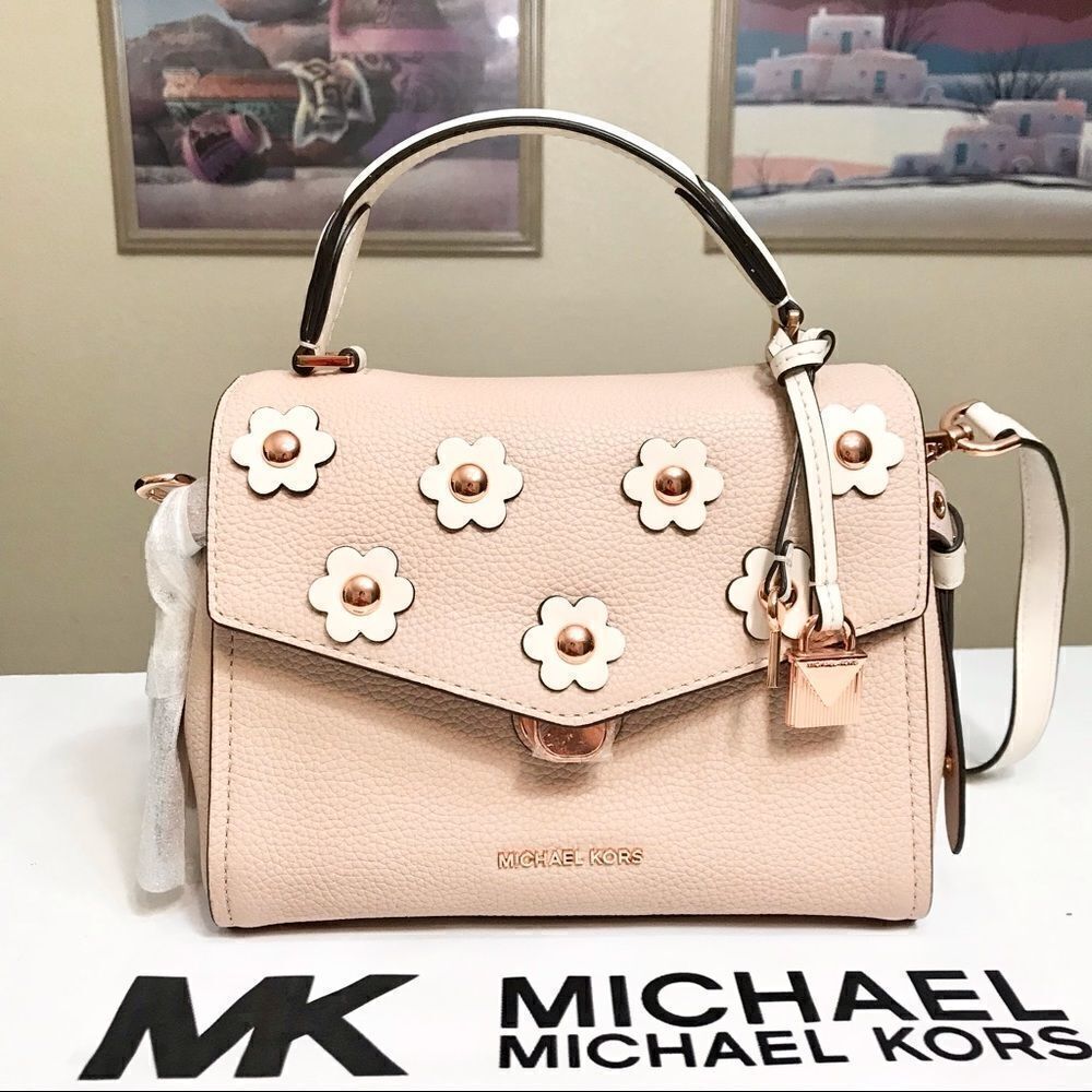 Michael Kors Bristol Leather 2 Way Satchel Bag